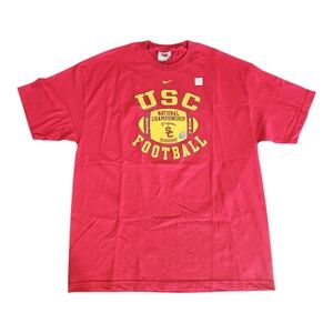 Vintage 2006 USC Football Nike T-Shirt Large NWT Rose Bowl National Championship